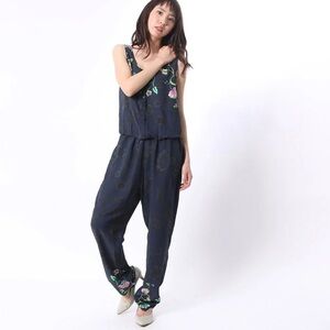 Barcelona Desigual Mono Robin Floral Jumpsuit Azul